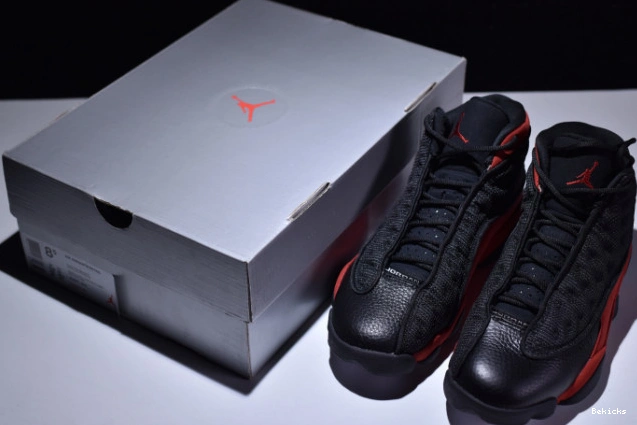 Reps BK 414571-004 retro“bred” black air  13 red jordan 1114